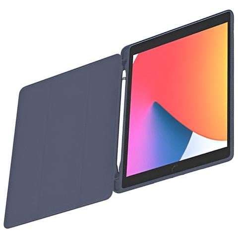 Custodia Per Ipad Air 11“ M2-m3 / Air 10.9” Modello Slimskin Con Supporto Per Stilo, Blu - Foto 5