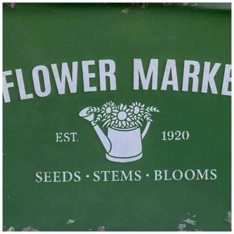 Cestino In Metallo Verde 19,5x11,5x9 B16,5x8,5 - Foto 6