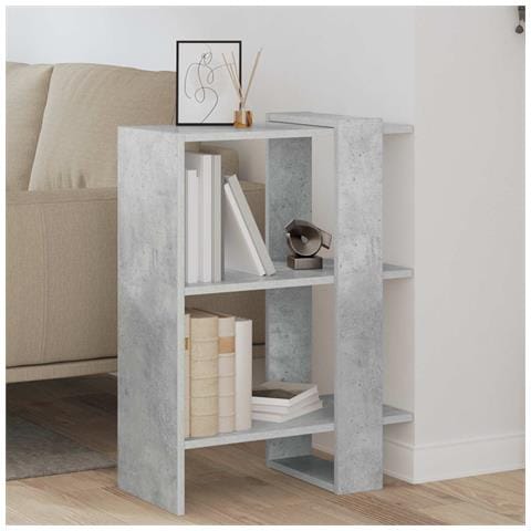 Libreria Grigio cemento 52 x 25 x 71,5 cm Legno multistrato - Foto 2