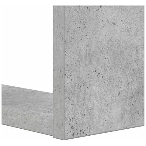 Libreria Grigio cemento 52 x 25 x 71,5 cm Legno multistrato - Foto 9