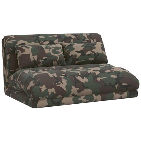 Sedia a pavimento regolabile Verde militare Tessuto - Foto 1