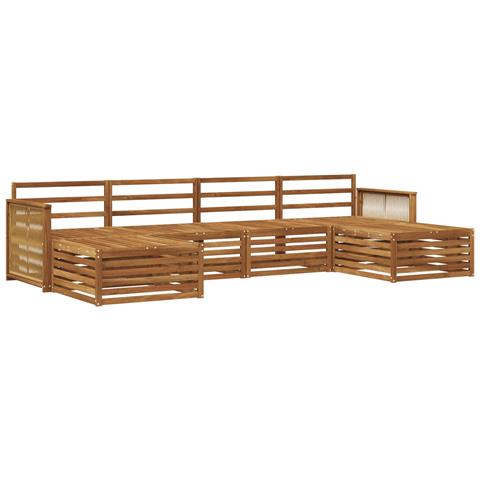 Set divani 6 pcs Legno di Acacia Massello - Foto 1