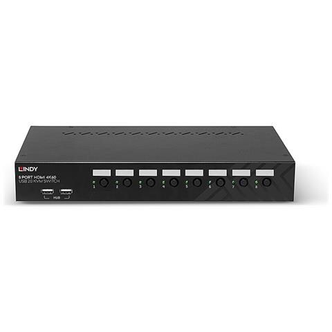 39538 switch per keyboard-video-mouse (kvm) Montaggio rack Nero - Foto 2