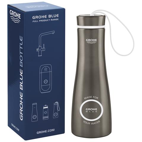 40848AL Uso quotidiano 450 ml Acciaio inox Acciaio spazzolato, Grafite - Foto 2