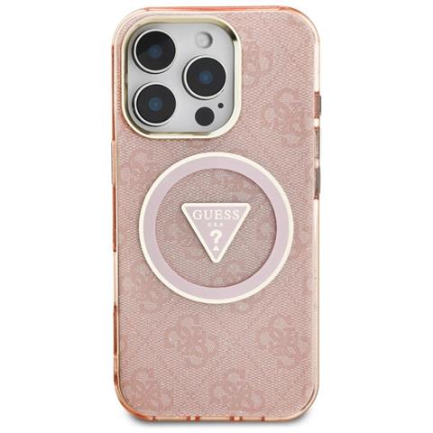 Custodia Per Iphone 16 Pro Max Con Glitter Rosa - Foto 1