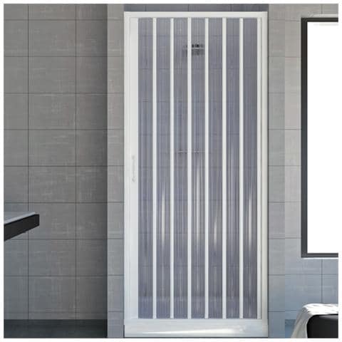 Box doccia estensibile a soffietto in PVC Cm 90 x 185 H - Foto 2