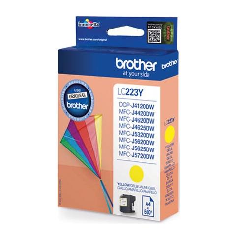 LC223YBP Cartuccia Ink Originale Giallo per MFC-J4420DW MFC-J4625DW Capacità 550 Pagine - Foto 4