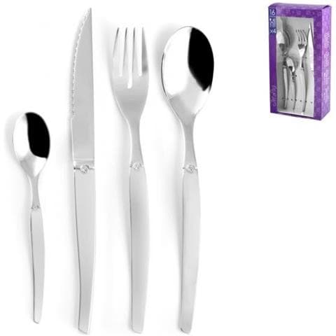 Scatola 16 Pezzi Posate Inox - Foto 2