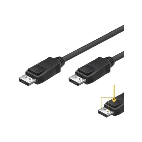 Cavo Di Connessione Displayport 1.2 4K Mt 2 - Foto 1