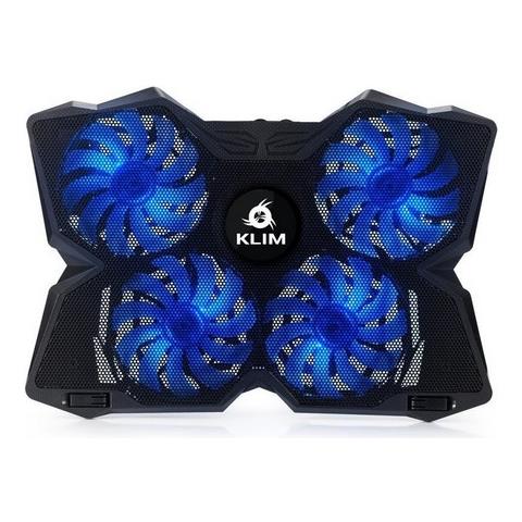 Wind Raffreddatore Per Pc Portatile - Il Più Potente - Azione Rapida - 4 Ventole Con Supporto Per Gaming Pc (blu)  - Foto 2