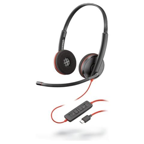 Blackwire 3220 Stereofonico Padiglione auricolare Nero cuffia e auricolare - Foto 1