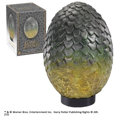 Rhaegal (game Of Thrones) Green Egg Replica By - Foto 1