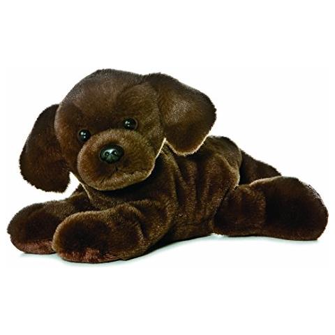Mondo 31257 - Peluche - Mini Flopsie - Lil Fortunato Labrador Cioccolato, 8 Pollici / 20.5 Cm - Foto 1