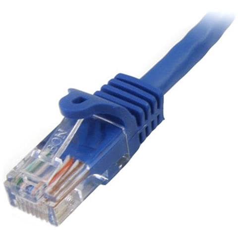 Cavo di rete CAT 5e - Cavo Patch Ethernet RJ45 UTP Blu da 2m antigroviglio - Cavo RJ45 M / M Cat 5e - Foto 2
