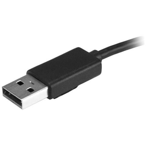 Hub USB 2.0 portatile a 4 porte con cavo integrato - Perno e Concentratore USB compatto - Mini Hub USB2.0 - Foto 5