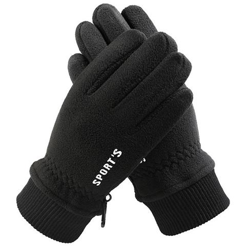 Guanti Invernali Caldi Con Tocco: Guanti Da Sci, Guanti Termici Black M - Foto 1