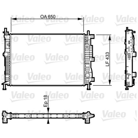 Radiator C4/308 1.6 Hdi 735555 - Foto 1