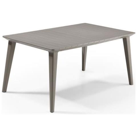 Allibert Garden Lima Tafel 160 6 Personen - Hedendaags Design - Cappucino - Foto 2