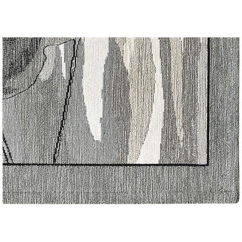 Tappeto Passatoia Cucina Corsia Retro Antiscivolo Disegno Amsterdam By Suardi 55x240 Grigio - Foto 2