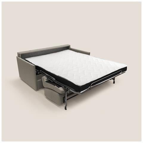 Evans Divano Letto Matrimoniale in Tessuto Impermeabile T13 168L x 96P x 97,5H cm Tortora - Foto 2