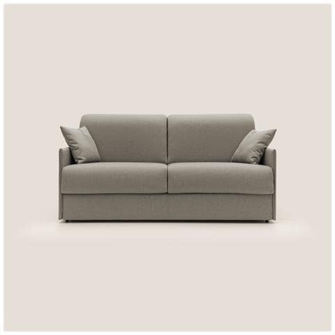 Evans Divano Letto Matrimoniale in Tessuto Impermeabile T13 168L x 96P x 97,5H cm Tortora - Foto 3