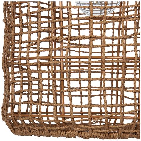 Lampadario Lucite Corda Di Carta Naturale - Foto 2