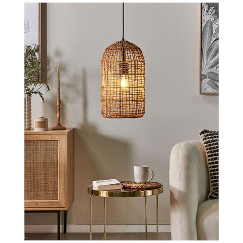 Lampadario Lucite Corda Di Carta Naturale - Foto 7