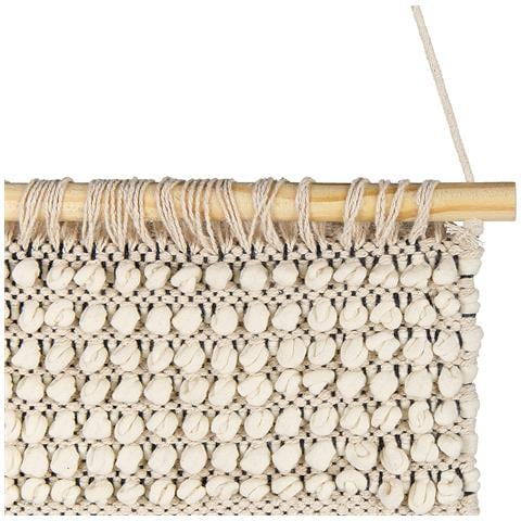 Decorazione Da Parete In Tessuto Gujrat Rettangolare Cotone Beige - Foto 6