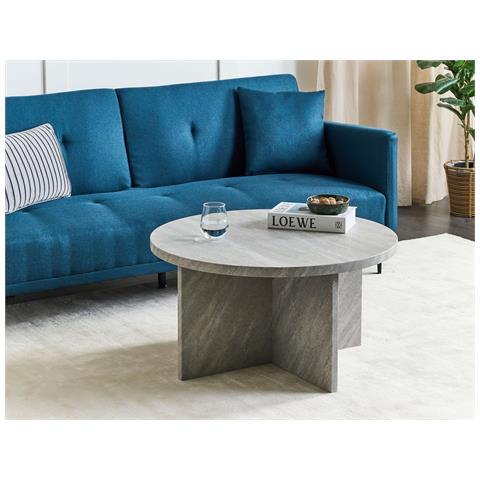 Tavolino Da Caffè Stanton Grigio Effetto Cemento - Foto 1