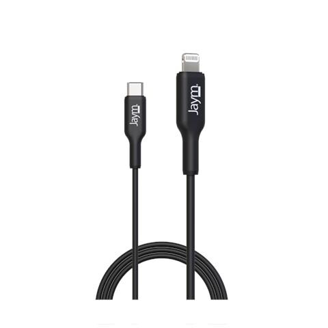 Cavo Ricarica E Trasferimento Dati Usb-c / Lightning Mfi Pd 3.0 3a 1m, Nero - Foto 1