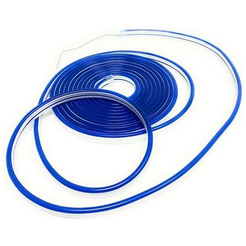 Striscia Led Blu Per Scritta Insegna Luminosa Strip Flessibile 5 Mt Ip65 - Foto 2