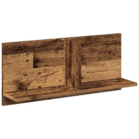 Mobile A Parete 70x16,5x30 Cm Legno Antico In Legno Multistrato - Foto 2