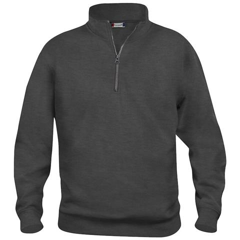Basic Half Zip Antracite Melange Xl - Foto 1