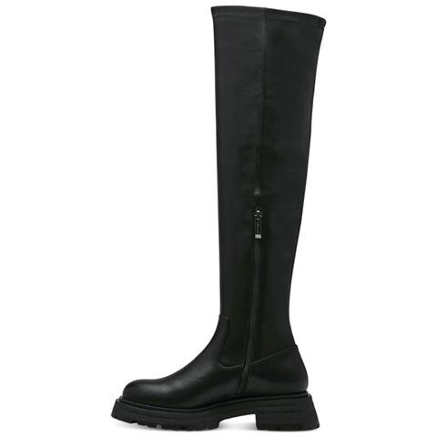 Black Casual Closed Boots Stivaletti Sintetico E Tessile Scarpe Donna Nero Eu 37, 1-25603-41 001 - Foto 3