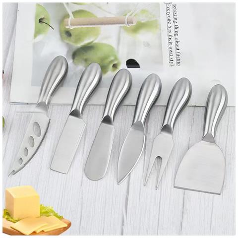 Coltello Da Formaggio In Acciaio Inossidabile: Perfetto Per Formaggio, Burro E Altro - Foto 3