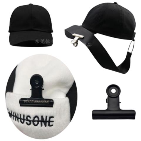 Clip In Metallo Nero, Confezione Da 10 Size B - Foto 5