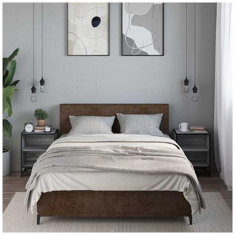 Comodini 2pz Grigio Sonoma 40x31x50cm Legno Multistrato Metallo - Foto 3