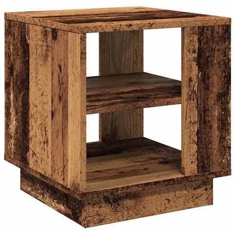 Tavolino Da Salotto Legno Antico 40x40x43 Cm Legno Multistrato - Foto 2