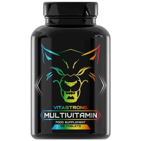 Multivitaminico Completo Vitastrong - 13 Vitamine Naturali, Vitamina C, E, B1, B2, B6, D, A, K, B12, Biotina - 100% Naturale - Foto 1