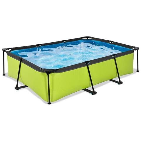 Piscina Fuori Terra - Rettangolo - 300x200x65 Cm - Groen - Include Accessori Coordinati Cb79 - Foto 4
