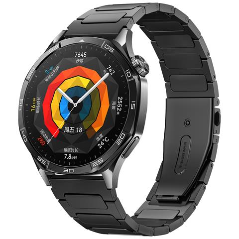 Cinturino Premium Da 22 Mm In Lega Di Titanio Nero - Vestibilità Universale - Foto 1