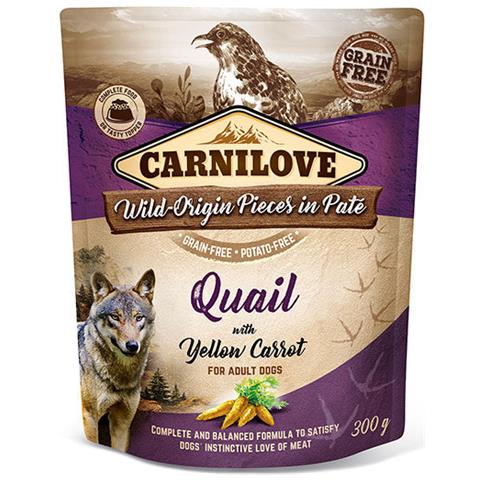 8595602537686 cibo umido per cani Quaglia Adulto 300 g - Foto 1