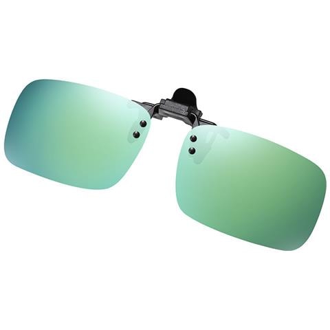 Occhiali Da Sole Polarizzati Clip-on - Specchio Taglia Media Green - Foto 1