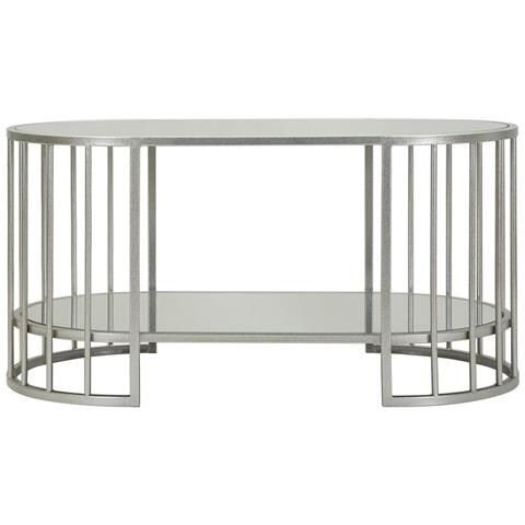 Tavolino Mf793 - Argento - Metallo - 90x50x45 Cm - Foto 2