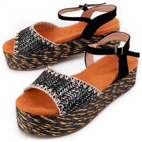 Montevita Sandalo Con Zeppa Gynny3 Nero . - Foto 1