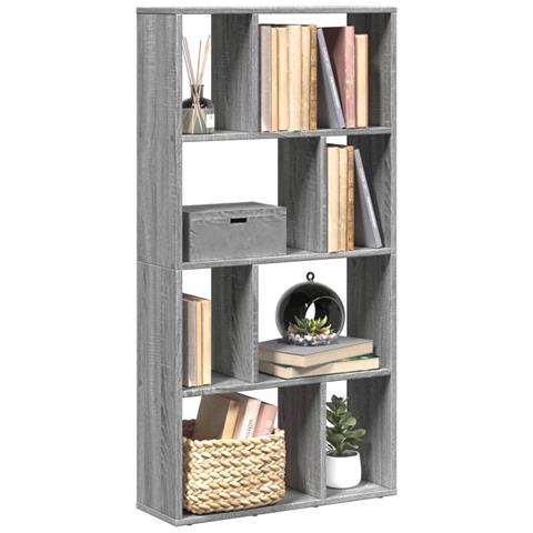Libreria Grigio Sonoma 60x20x120 cm in Truciolato - Foto 2