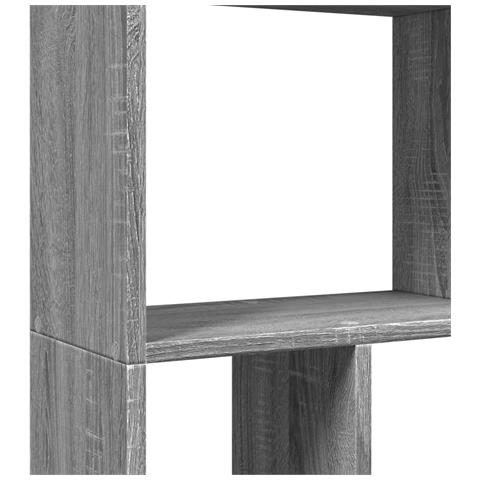 Libreria Grigio Sonoma 60x20x120 cm in Truciolato - Foto 9