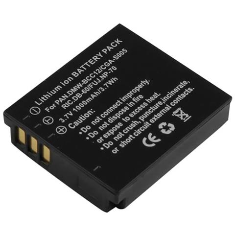 3.7v Li-ion Batteria Per Panasonic Lumix Compatibile Con La Fotocamera Cga-s005 - Foto 1