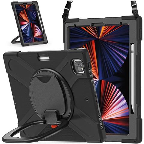 Custodia Per Ipad Pro 4/3 12.9"" Con Supporto E Alloggiamento Per Stilo Nera - Foto 1