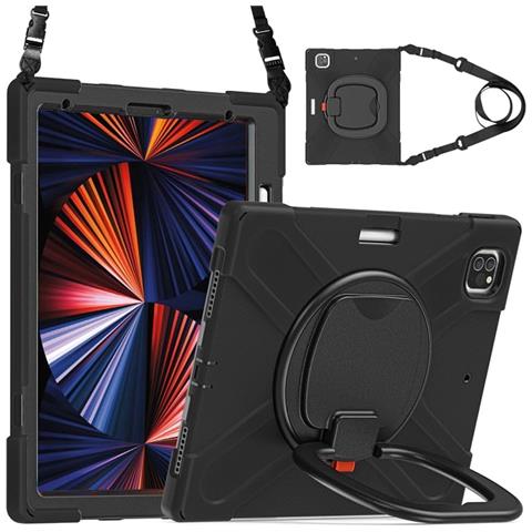 Custodia Per Ipad Pro 4/3 12.9"" Con Supporto E Alloggiamento Per Stilo Nera - Foto 4